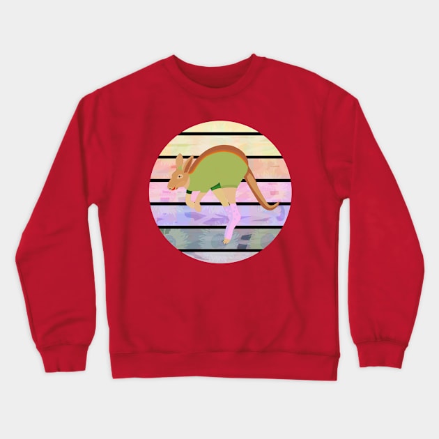 Kangaroo Crewneck Sweatshirt by momomoma